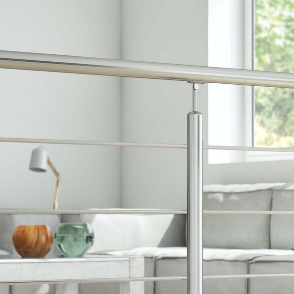 PS 500 Geländer-Set Edelstahl 1,50m, für Bodenmontage