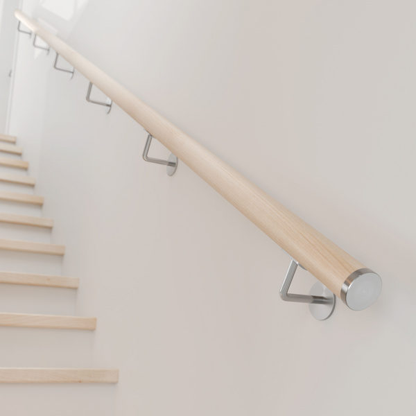 PS 3/50 - Handlauf Ahorn lackiert, Länge 200 cm, Handlauf rund Ø 50 mm