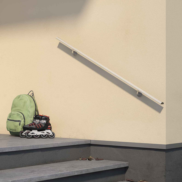 PS 203 Handlauf-Set Aluminium tropfenform 1,50 m