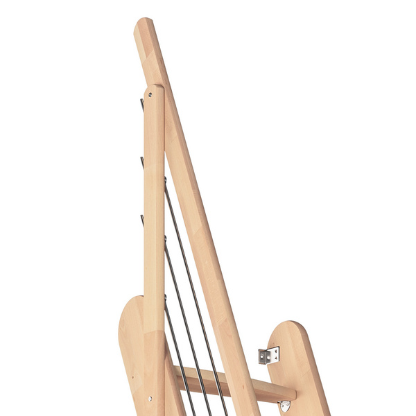 Raumspartreppe Bern Buche versi. gerade Treppenbreite 63 cm für GH 285 cm