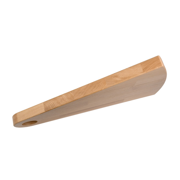 Spindeltreppe Oslo Ø120cm weiß Stufen Eiche Leimholz 15 Stufen, Geschosshöhe 336-368cm Kunststoffstäbe