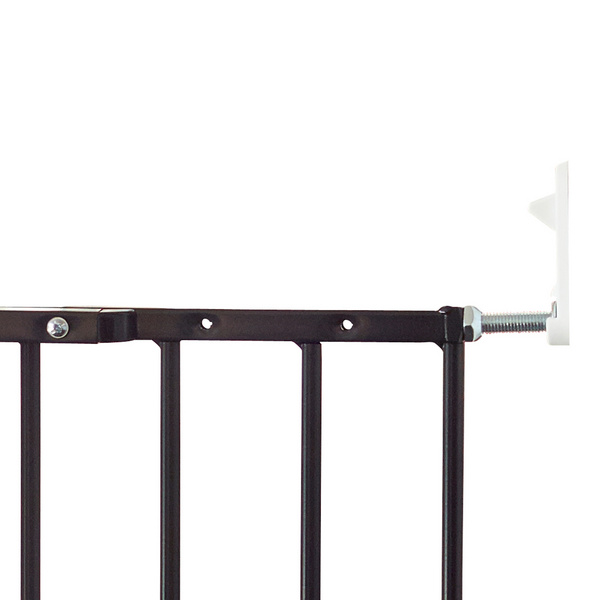 Tierschutzgitter, Metall anthrazit einstellbare Breite 62,5-106,8cm, Höhe 103cm