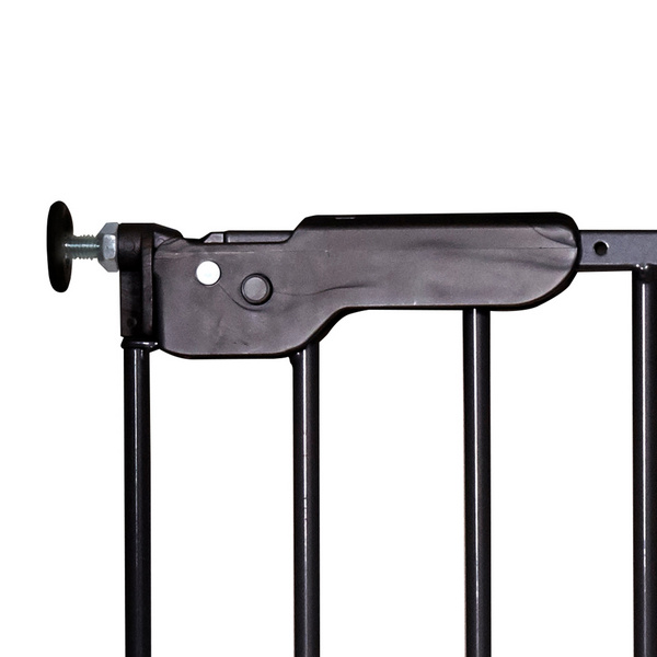 Kindersicherheitsgitter Lars, Metallg. anthrazi einstellbare Breite74,4-113cm / 68cm, Höhe 68cm