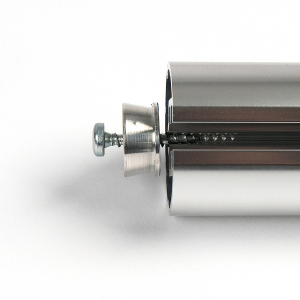 PS 8 Wandanschluss/Handlaufverbinder, Aluminium pulverbeschichtet