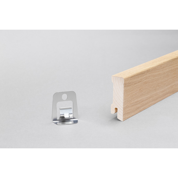 Sockelleiste abgerundet Furnier Eiche,  R3