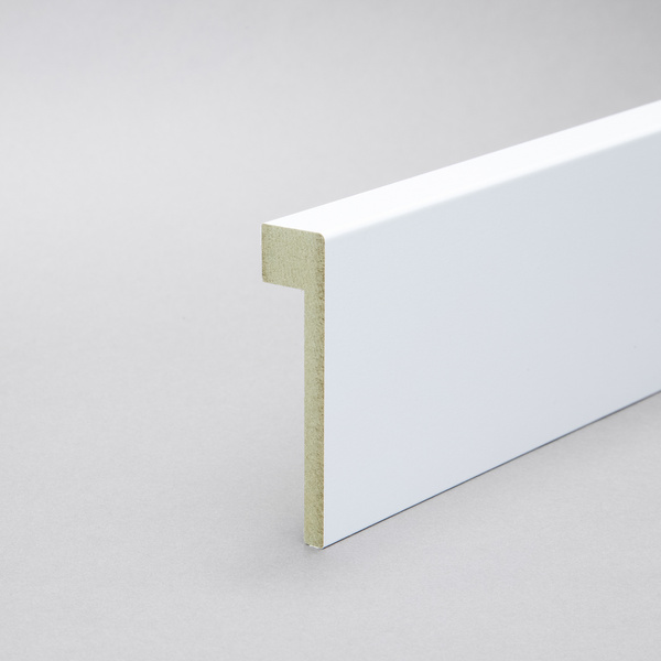 Fliesenabdeckung Modern-80, MDF V313 Folie weiß uni Folie