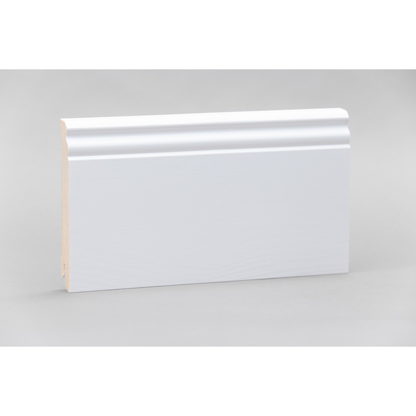Sockelleiste Altberliner Kiefer weiß, RAL 9016 16x120x2400mm