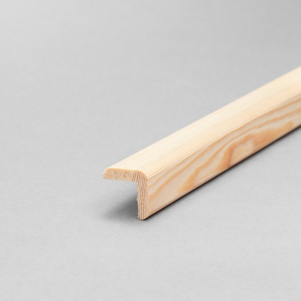 Winkelleiste 27x27x2400mm, Kiefer, roh