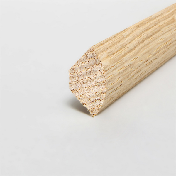 Viertelstab 14x14x2420mm, Eiche, roh