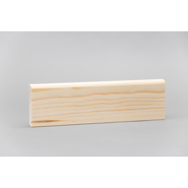 Sockelleiste abgerundet Kiefer roh