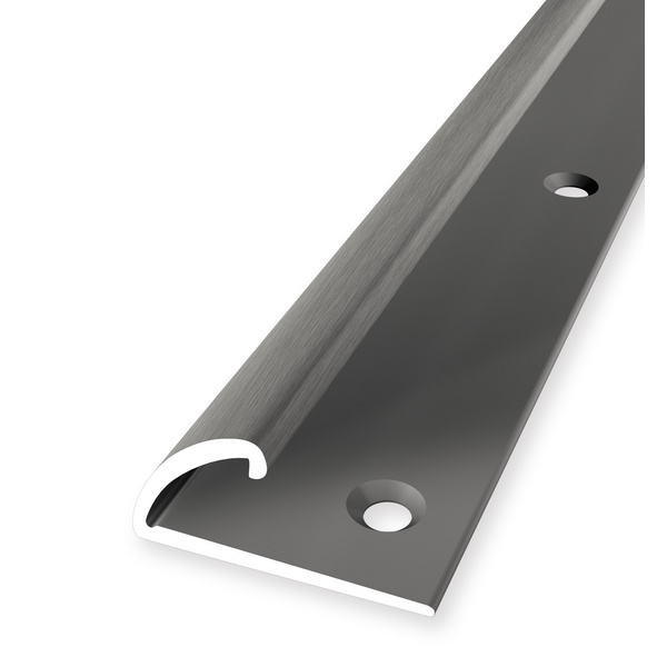 Einfassprofil PF 370 26x12x8,5mm Alu edelstahl eloxiert