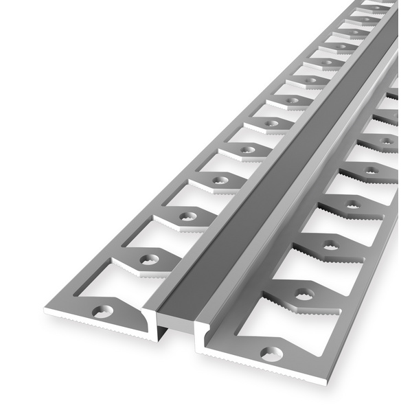 Schwerlast Dehnfugenprofil PF 302 S Alu eloxiert silber / grau