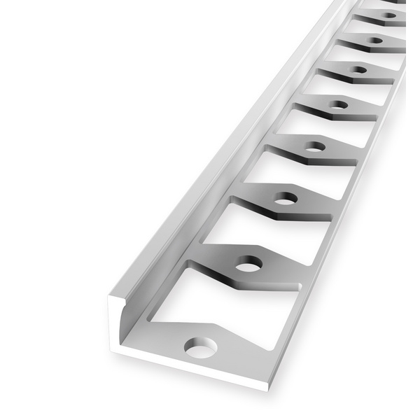 Abschlußprofil PF 307 G 22,5x6mm Alu natur