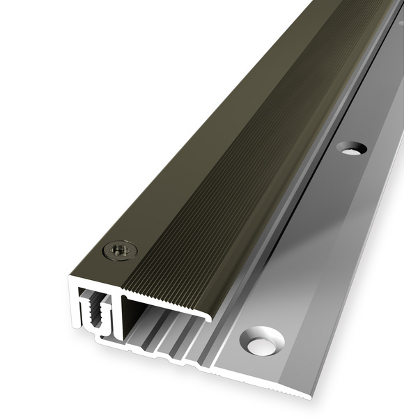 Combi End-Profil PF 287 N, Aluminium bronze, eloxiert