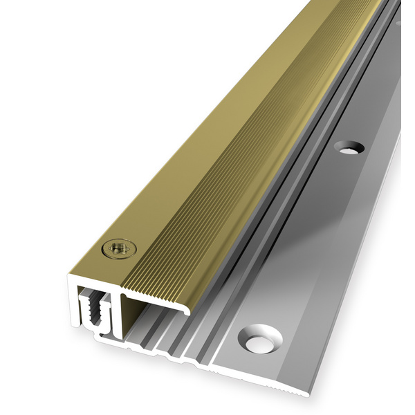 Twin End-Profil PF 487 Alu gold eloxiert