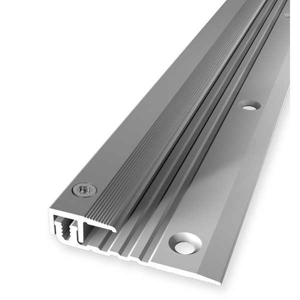 Combi End-Profil PF 377V Alu edelstahl eloxiert