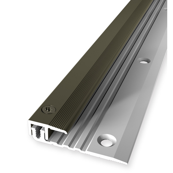 Combi End-Profil PF 377V Alu bronze eloxiert