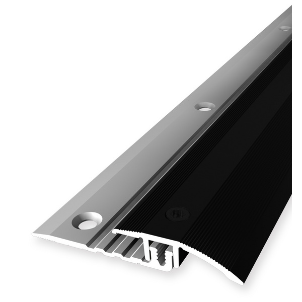 Combi V Anpassungsprofil PF 376 V versenkt gebohrt 33x9mm 4-9,5 (5-12)*mm 1m Alu eloxiert schwarz