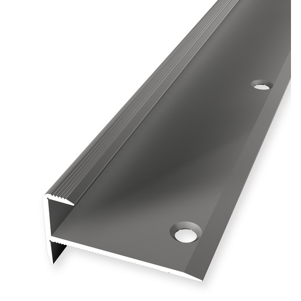 Einfassprofil PF 811 38x20,5x10,5mm Alu edelstahl eloxiert