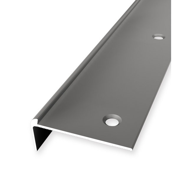 Treppenkantenprofil PF 860 48x15x3mm Alu edelstahl eloxiert
