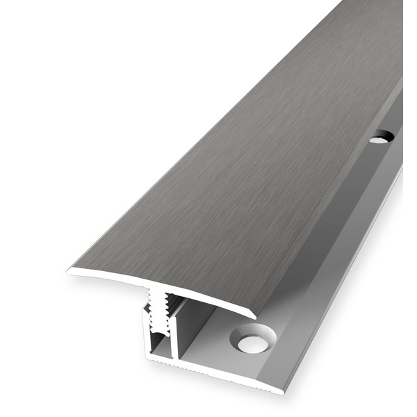 Übergangsprofil PF 558, Aluminium edelstahl, eloxiert