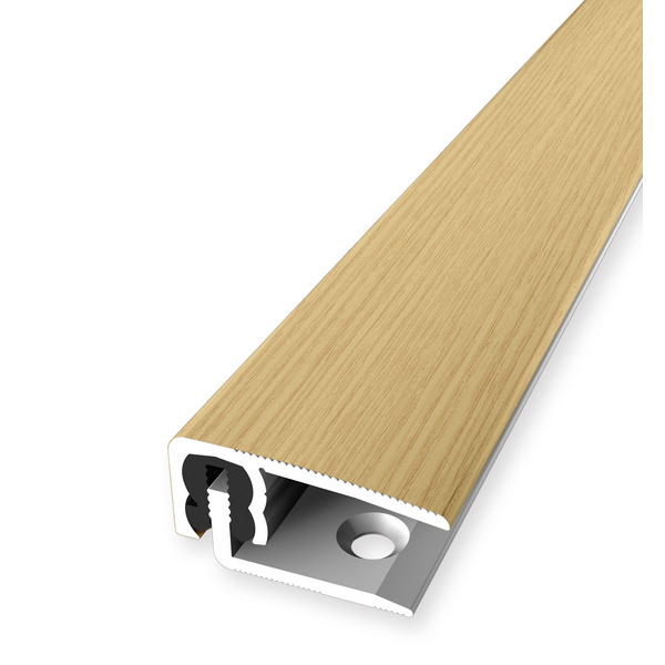 Futura Clip End PF 787 H Alu Eiche hell Holzdekorfolie