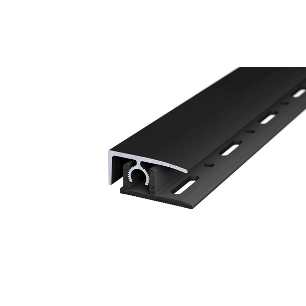 PROFI-TEC Master Abschlussprofil 28mmx90cm schwarz eloxiert