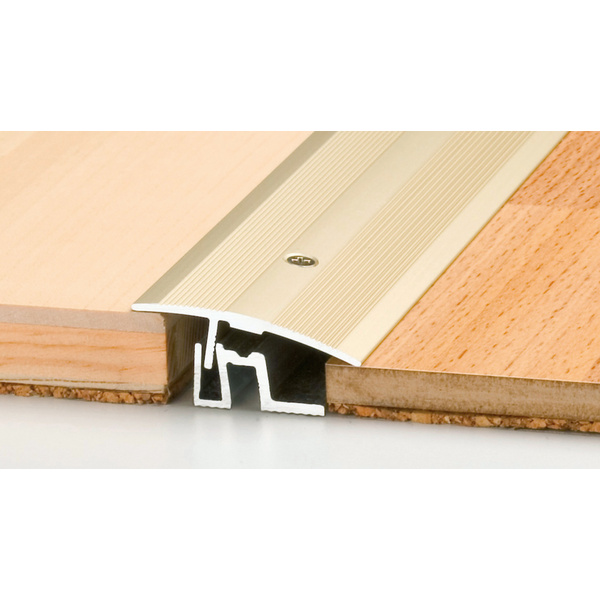 PS 400 Übergangsprofil für Belagstärken von 7 - 17,5mm 43x15x900mm, gold