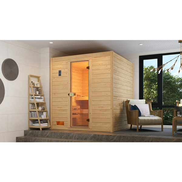 Massivholzsauna 38mm VALIDA 3 GT