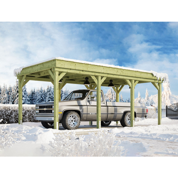 Carport 609, Schneelast 3kN/m² inkl. selbstkl. Metalldachbahn
