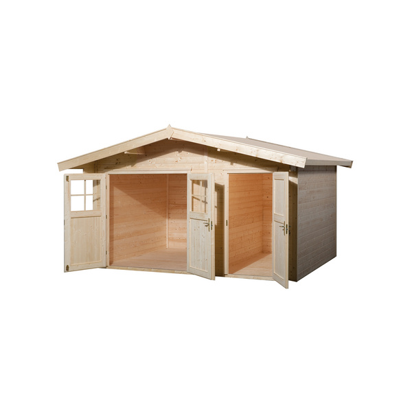 Gartenhaus 261 Gr.1, 28mm, DT, Nebenraum m. ET, mit 2. Raum