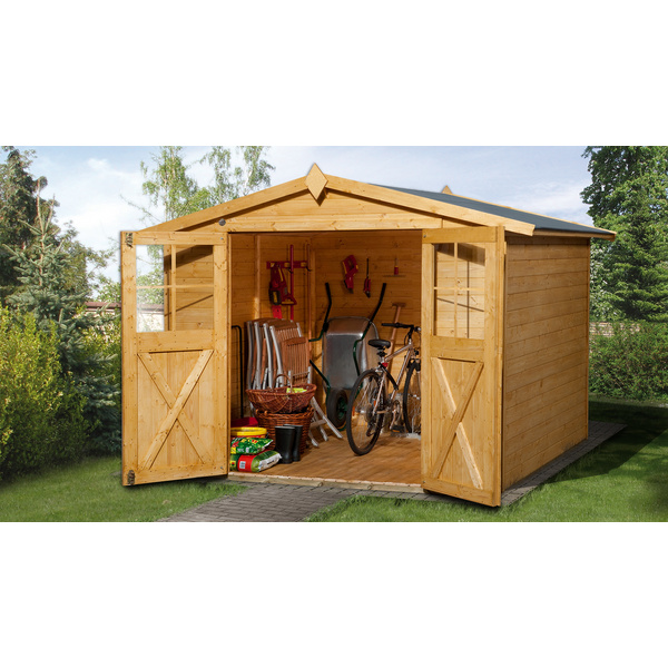 Gartenhaus 316 Gr.3, lasiert, 19mm, DT