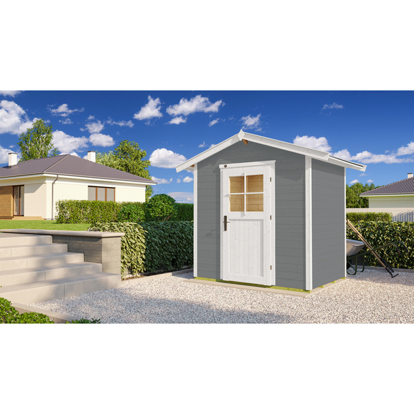 Gartenhaus 223 Gr.1, grau, 21mm, ET