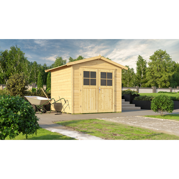 Gartenhaus 224 Gr.2, natur, 21mm, DT