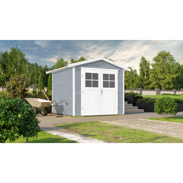 Gartenhaus 224 Gr.2, grau, 21mm, DT