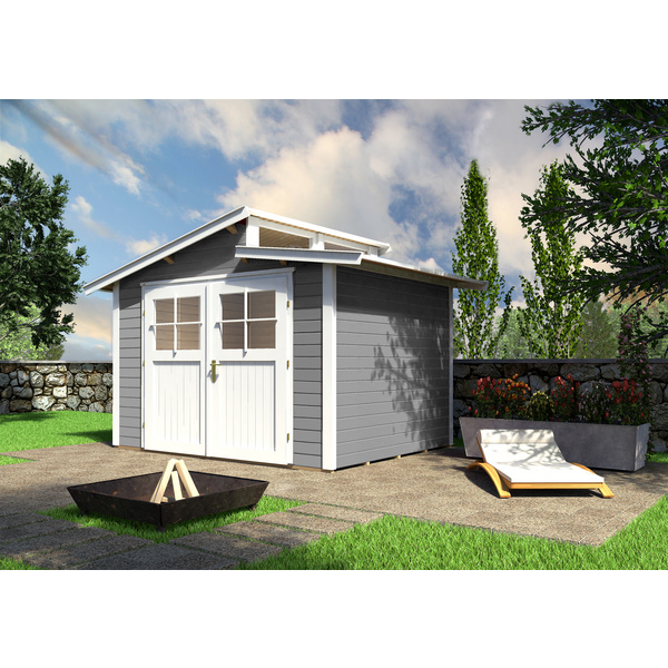 Gartenhaus 226 Gr.3, grau, 21mm