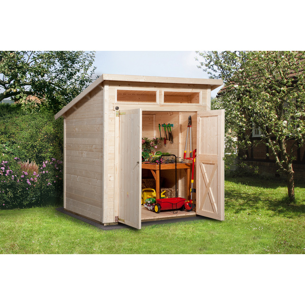 Gartenhaus 325 A, natur, 19mm