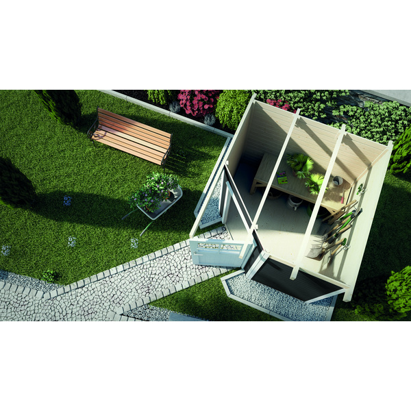 Gartenhaus 229 Gr.1, anthrazit, 21mm