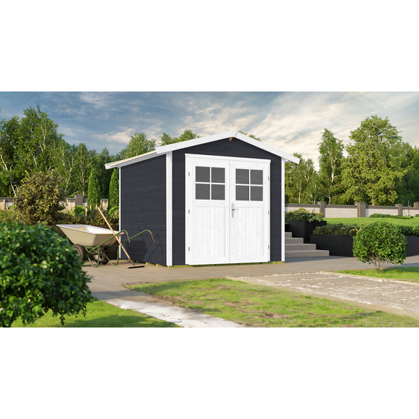 Gartenhaus 224 Gr.2, anthrazit, 21mm, DT