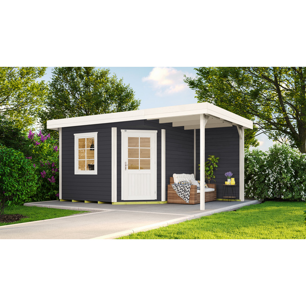 Designhaus 213 A Gr.2, 5-Eck, anthrazit, 28mm, ET, F, Anbau ca. 150cm
