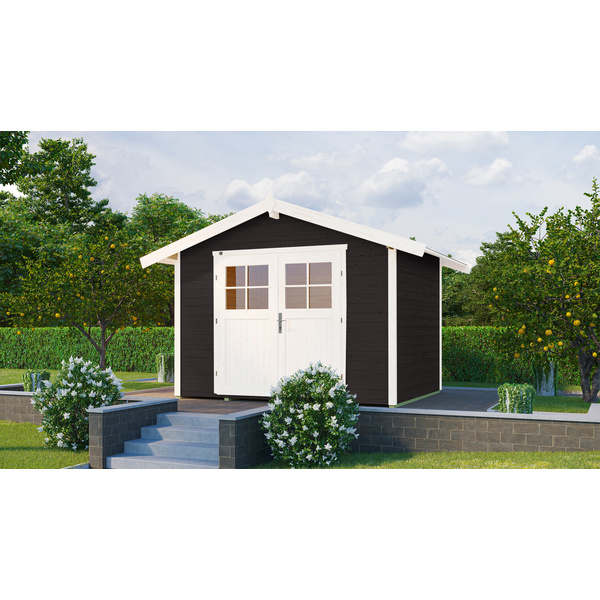Gartenhaus 122 Gr.5, anthrazit, 28mm