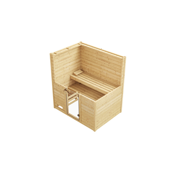 Massivholzsauna VALIDA 2 GT, OS 7, 5