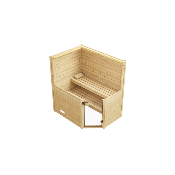 Massiholzsauna VALIDA Eck 1 BioS 7, 5