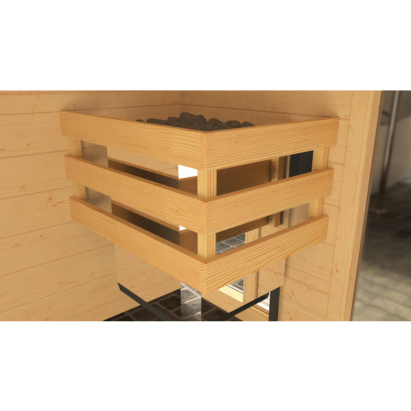 Massivholzsauna 38mm VALIDA 4 GT