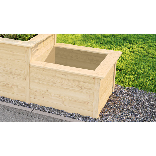 Hochbeet 205x79 21mm, Stufe