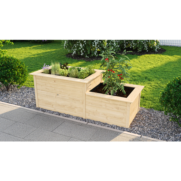 Hochbeet 205x79 21mm, Stufe