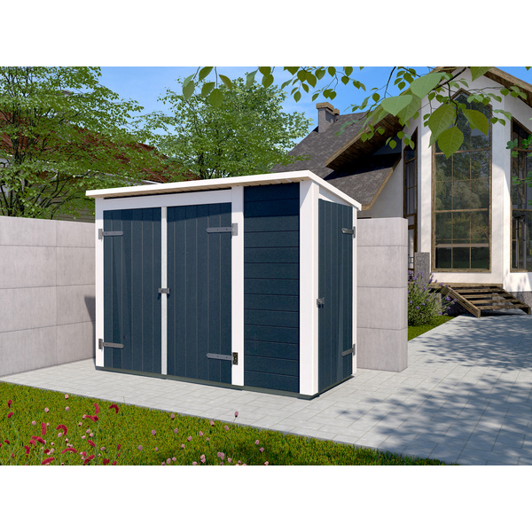 Multibox mit Regalsystem, anthrazit, 21mm