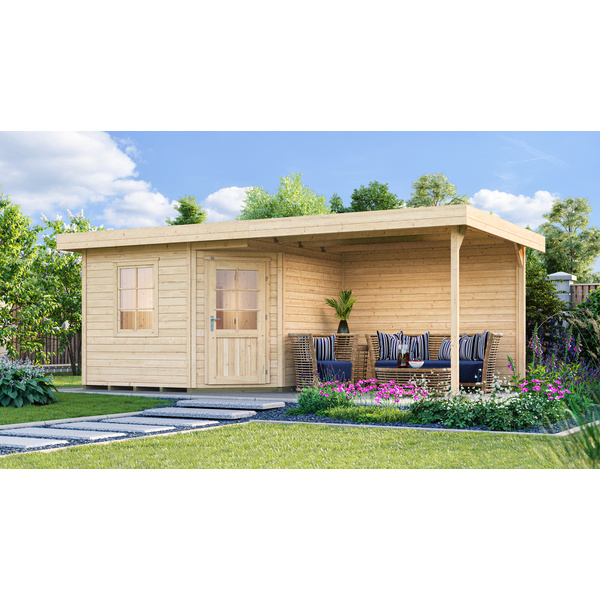 Saunahaus SALO2 BioS 7, 5 KW natur