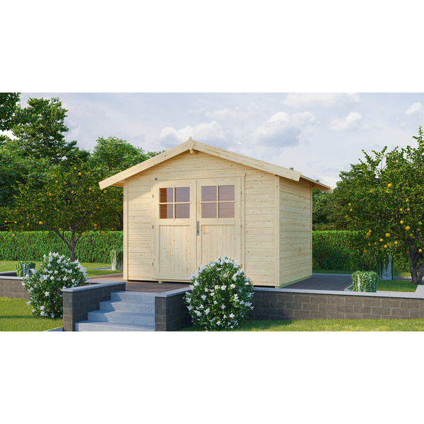 Gartenhaus 122 Gr.4, natur, 28mm