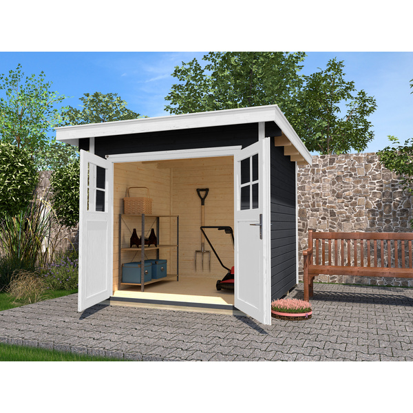 Gartenhaus 179 Gr.3, anthrazit, 28mm, DT